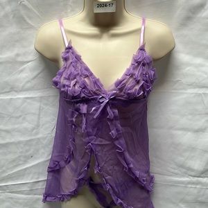 2pc purple lingerie